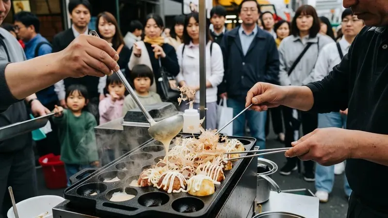 Local guide explaining Japanese food culture to a small group at an authentic Tokyo izakaya on a Tokyo street food tour